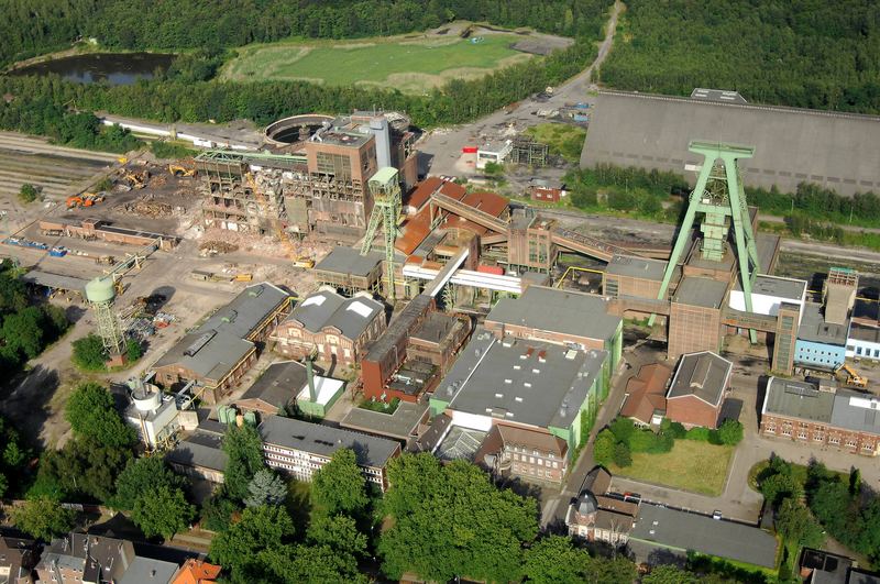 Bergwerk Lohberg im Abbruch