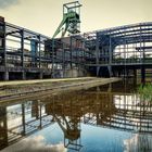 Bergwerk Reden Förderturm über Schacht V