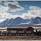 Bergwerksbahn in Ny Ålesund auf Spitzbergen