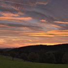 Bergwiesen im Abendlicht