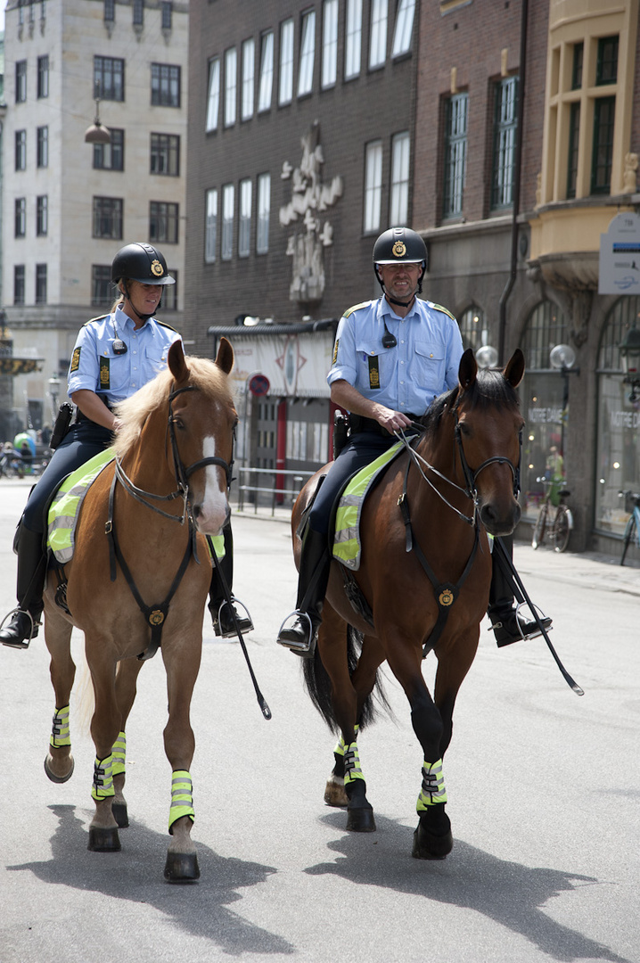 Berittene Polizei