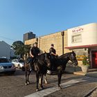 Berittene Polizei in Baton Rouge