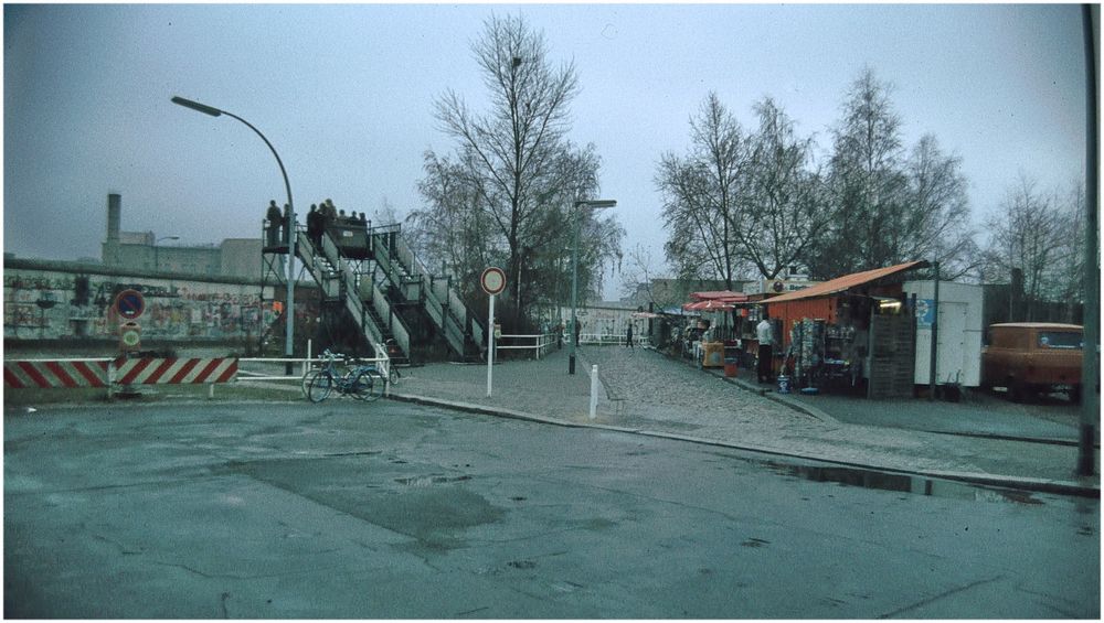 Berlin 1983 - der Blick über die Mauer