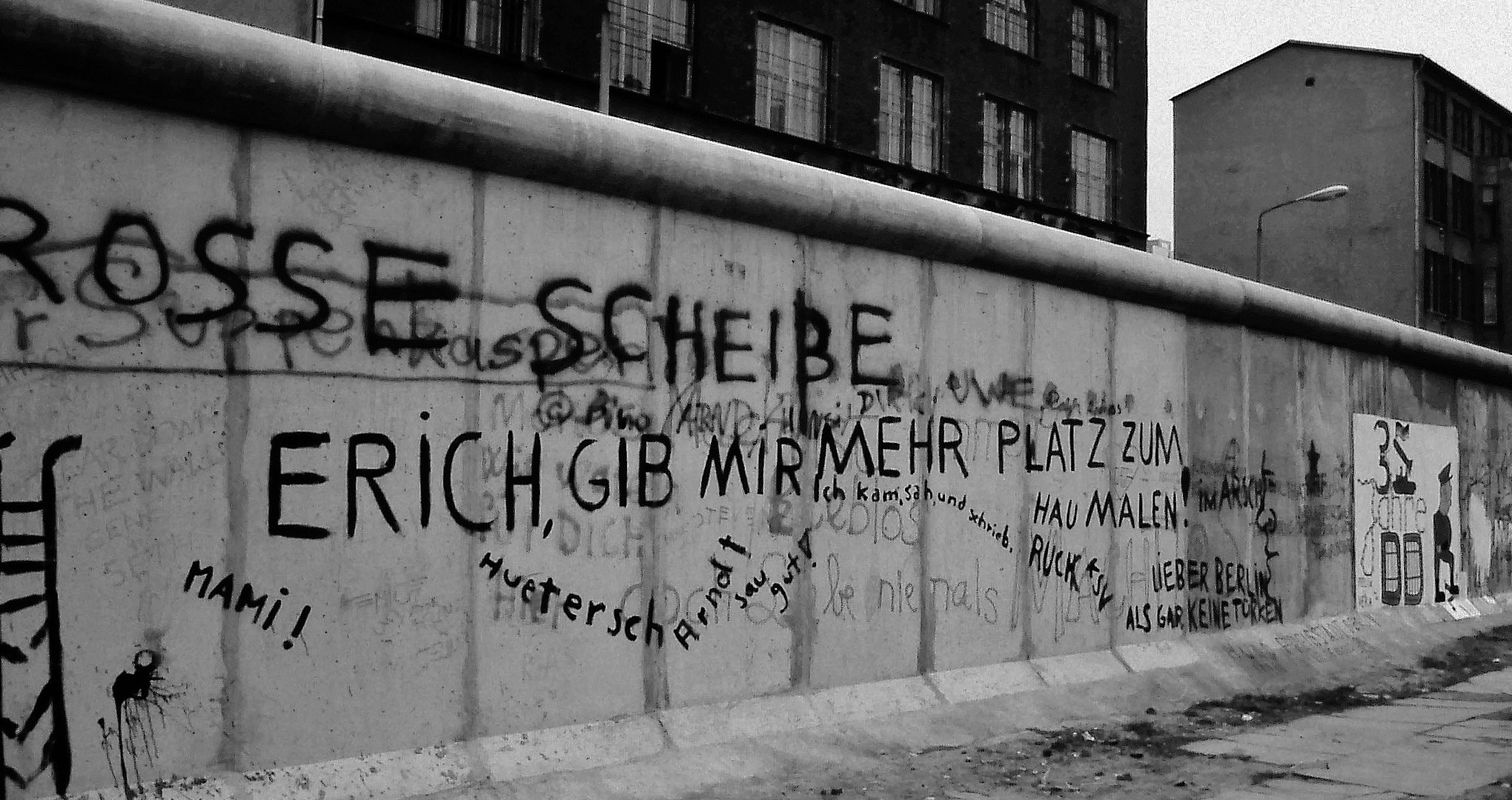 Berlin 1984 le mur!