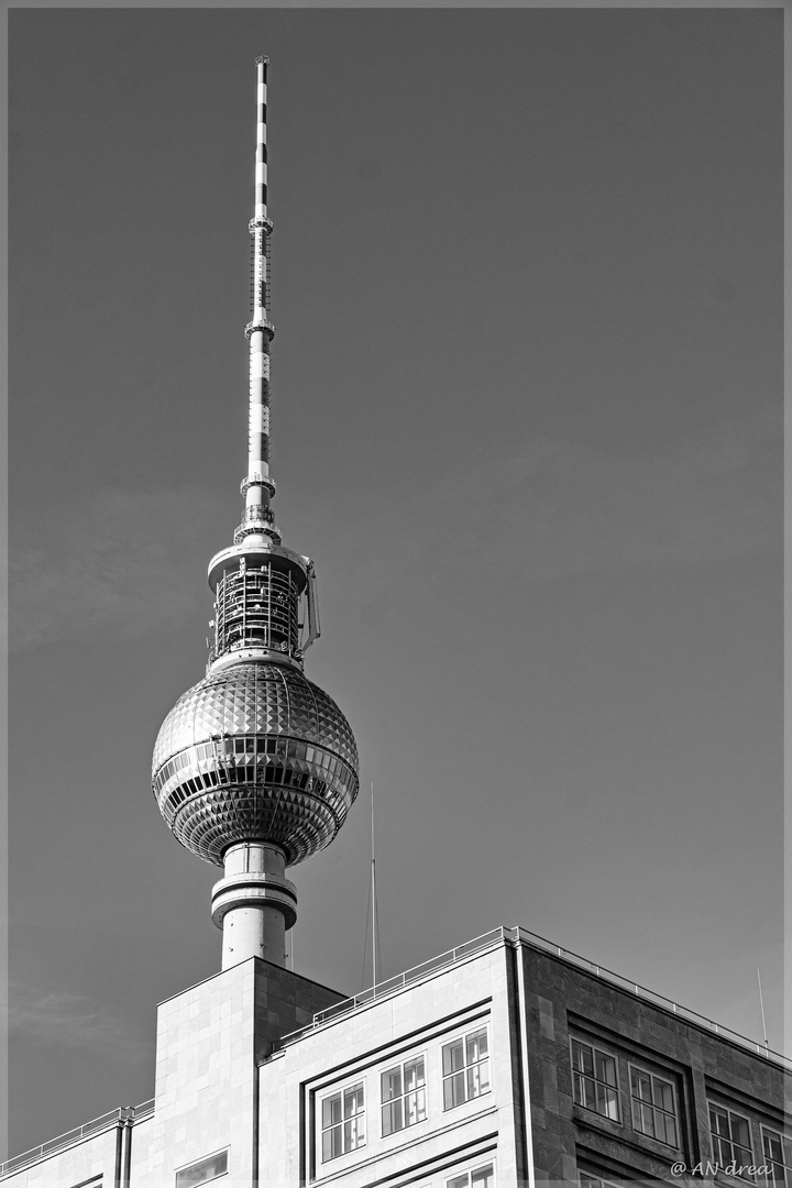 Berlin - Alexanderplatz - Ostalgie schwarz / weiß
