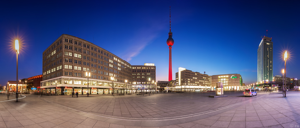 Berlin Alexanderplatz - Panorama Skyline