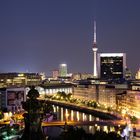 Berlin am Abend vom Reichstag 