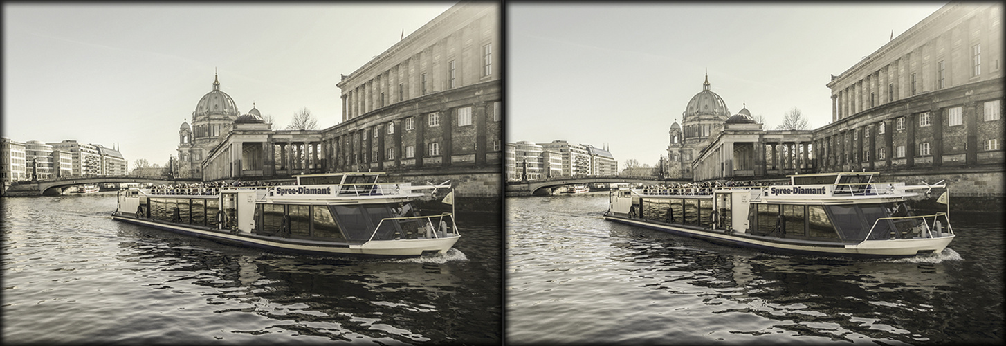 Berlin, an der Museumsinsel (3D)