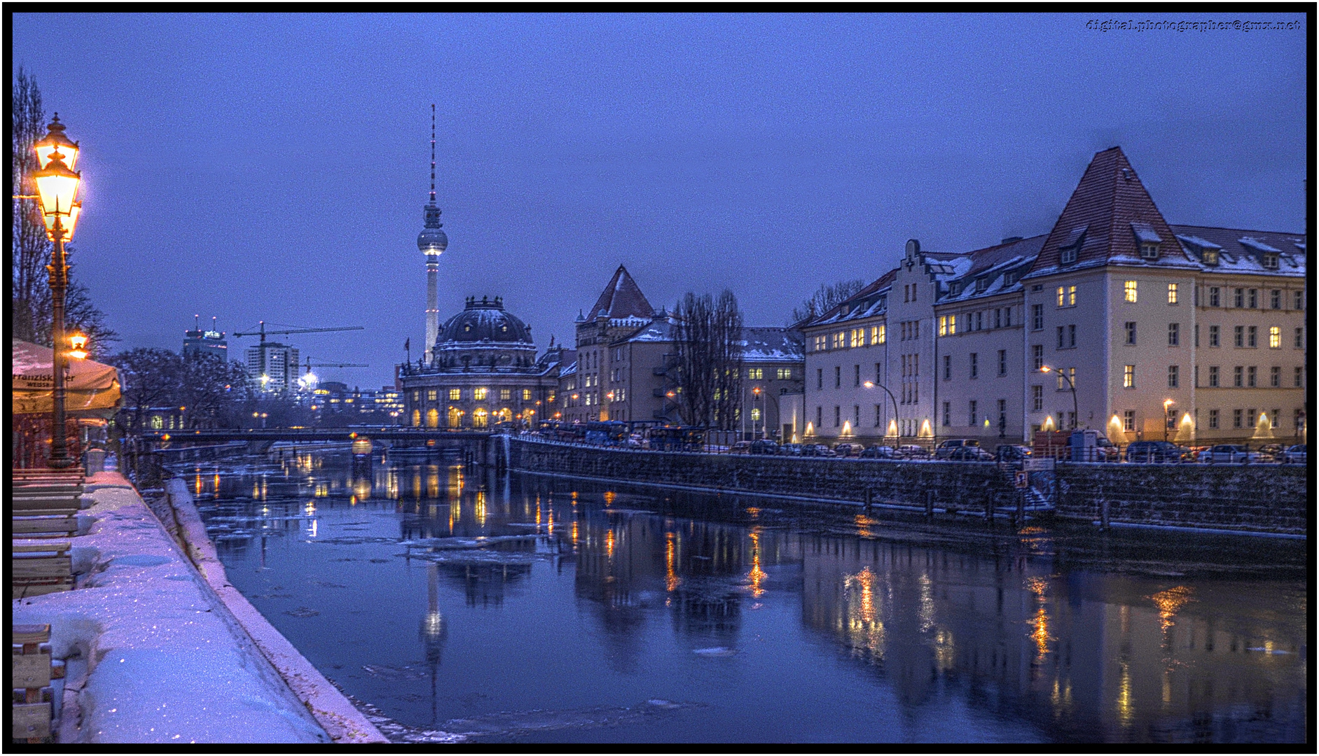 Berlin an der Spree mit Blick Richtung Museumsinsel