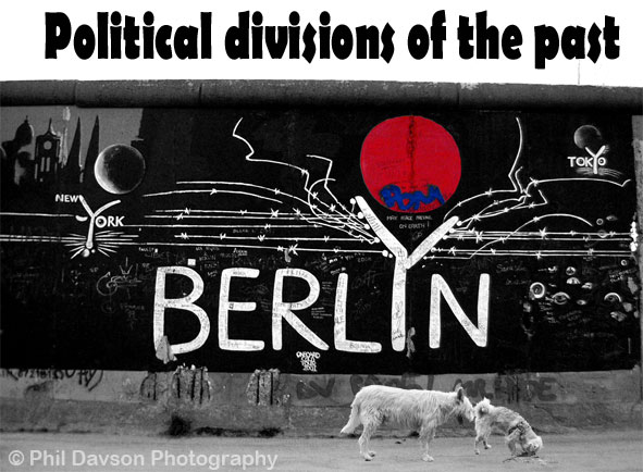 Berlin and its dividing wall