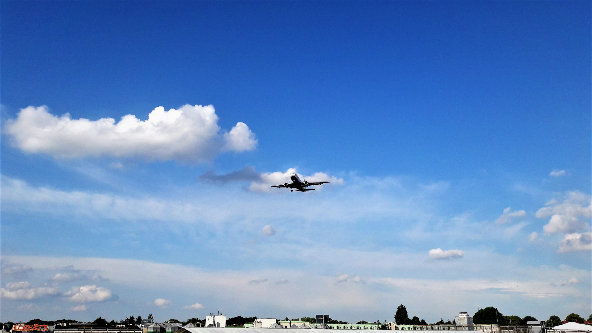 Berlin: Anflug nach Tegel