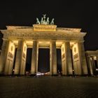 Berlin at night Brandenburger Tor 2