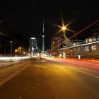 Berlin at night Prenzlauer Allee