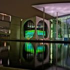 Berlin at night reflections