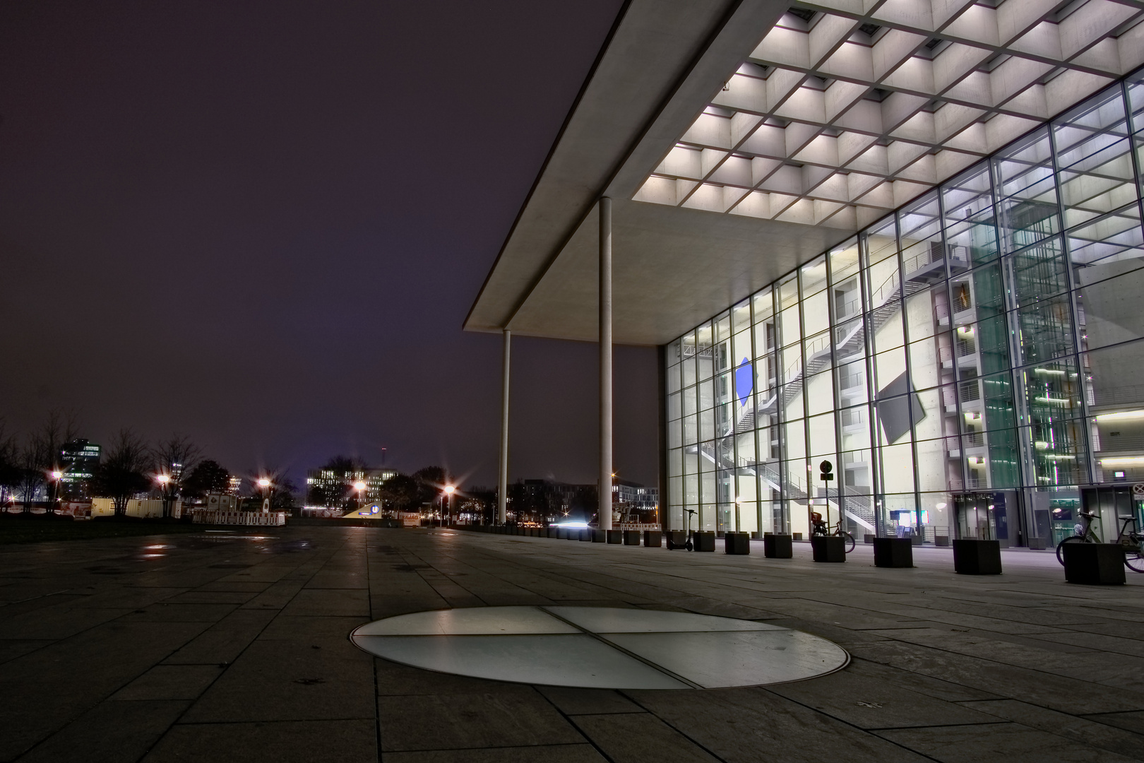 Berlin at night Regierungsviertel