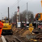 Berlin, Bauarbeiten am S-Bahnhof Friedrichshagen