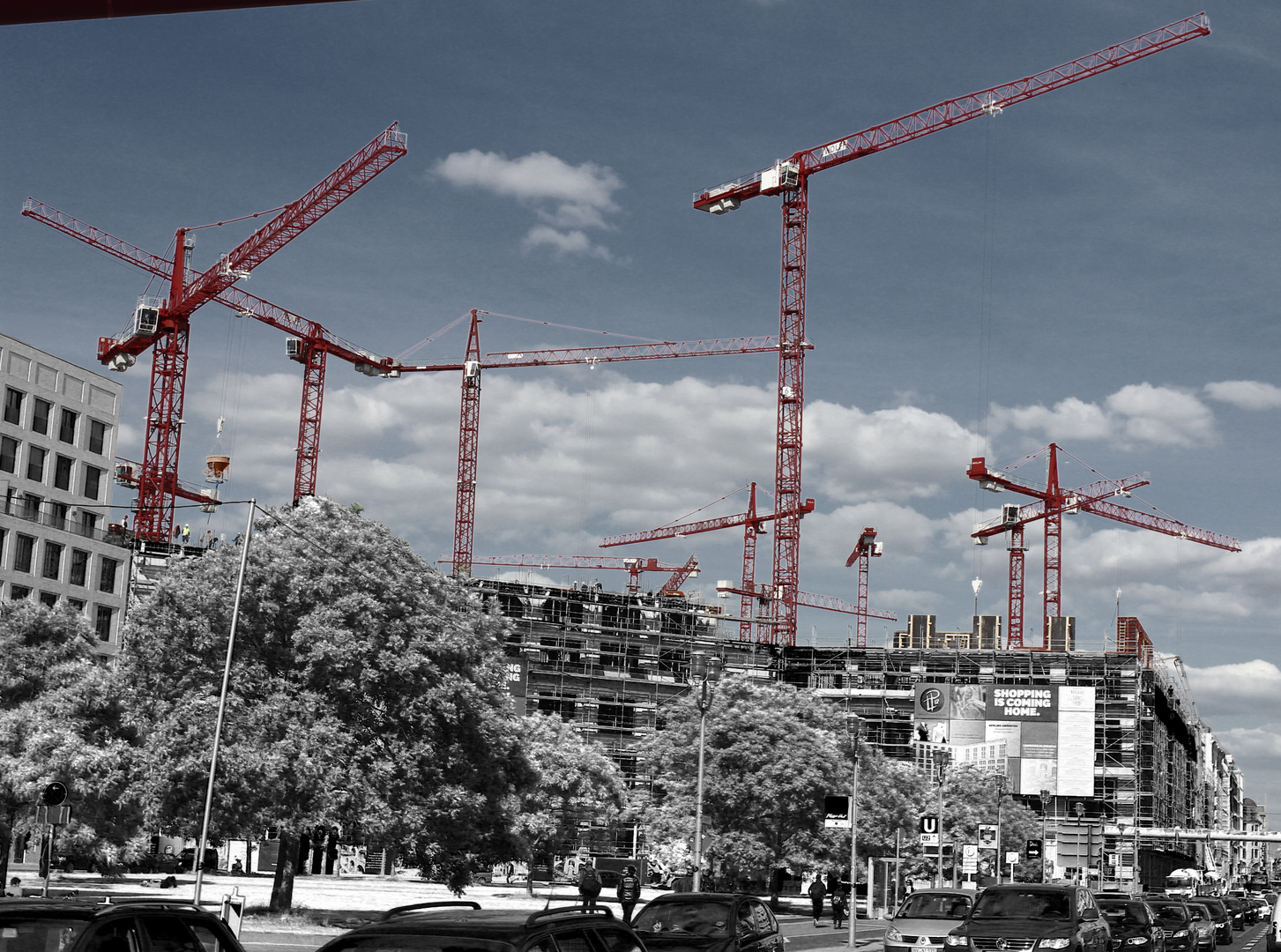 Berlin Baustelle nähe Potsdamer Platz