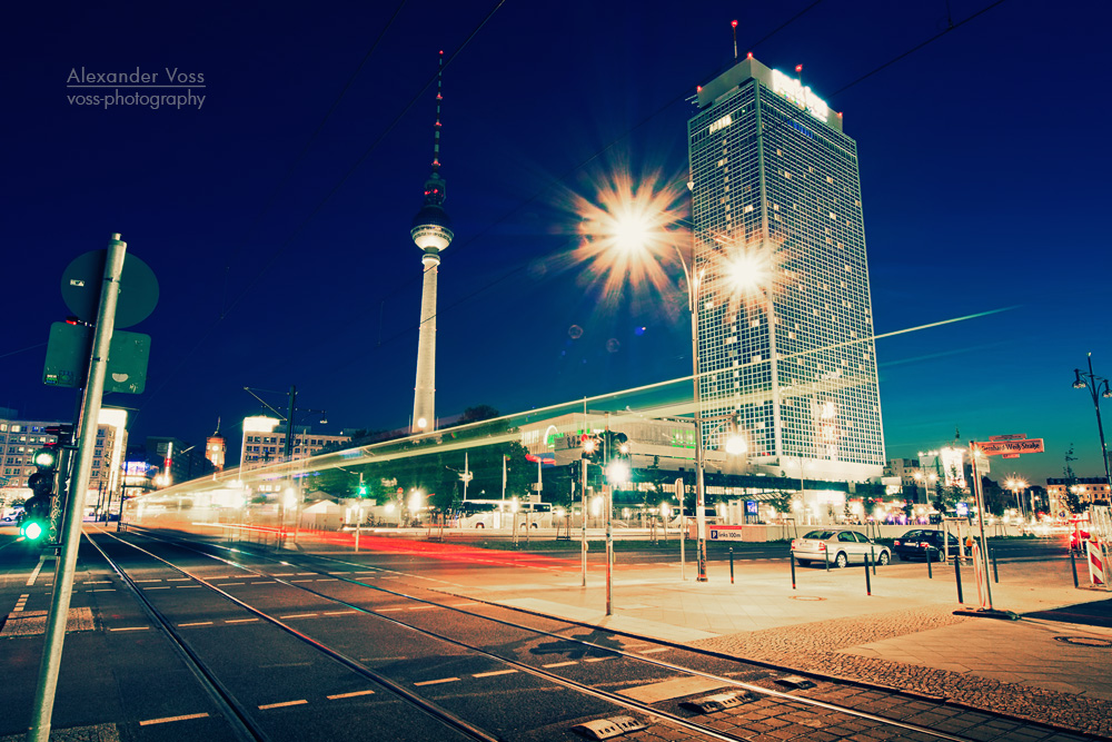 Berlin bei Nacht - Alexanderplatz