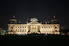 Berlin bei Nacht - Bundestag