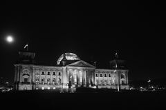 Berlin bei Nacht - Bundestag II SW