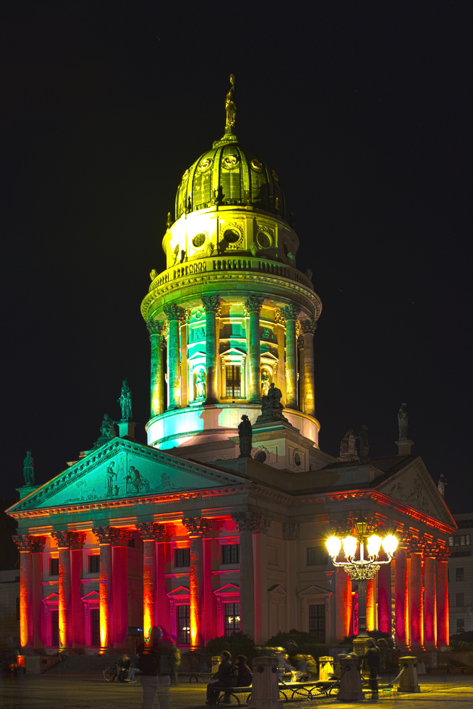 Berlin bei Nacht -- der französische Dom