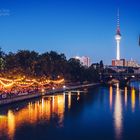 Berlin bei Nacht: Monbijoupark / Strandbar Mitte