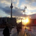 Berlin bei Sonnenuntergang