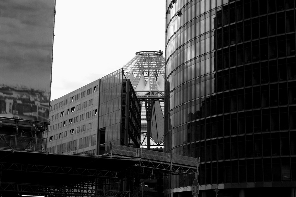 Berlin Blick auf Sony-Center