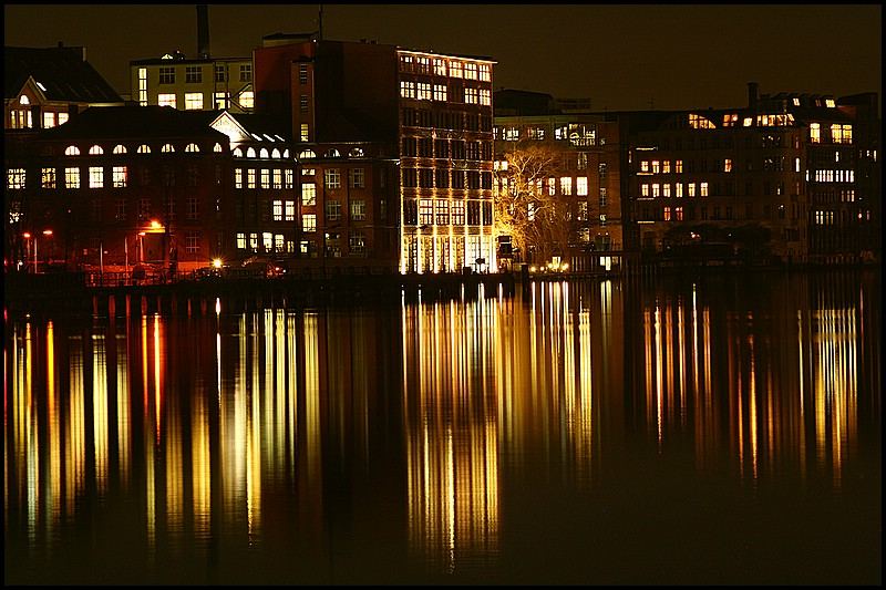 Berlin Blick über die Spree Richtung Kreuzberg