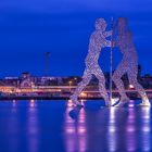 Berlin - blue hour at spree