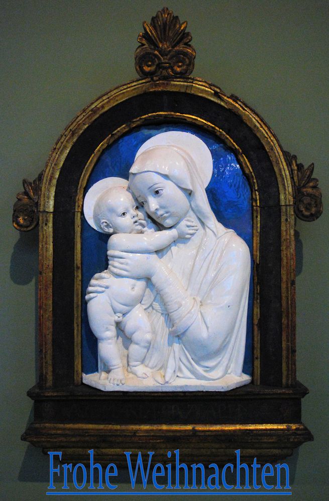 Berlin Bode-Museum, Madonna von Andrea della Robbia 1470