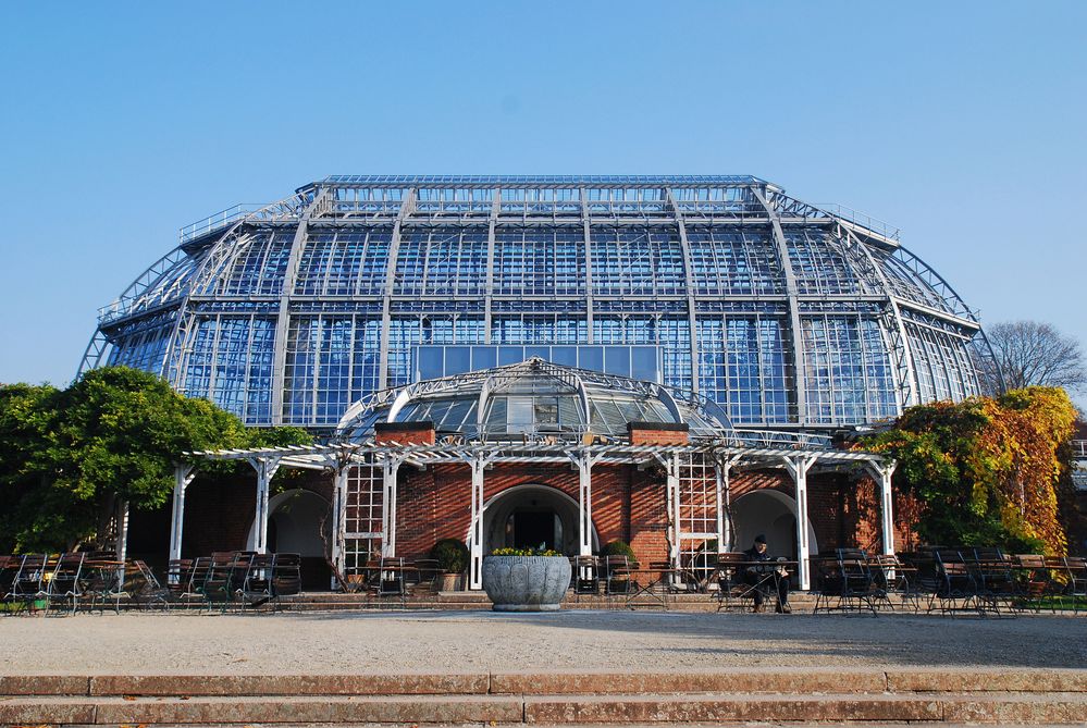 Berlin Botanischer Garten,Großes Tropenhaus (1907) Foto & Bild