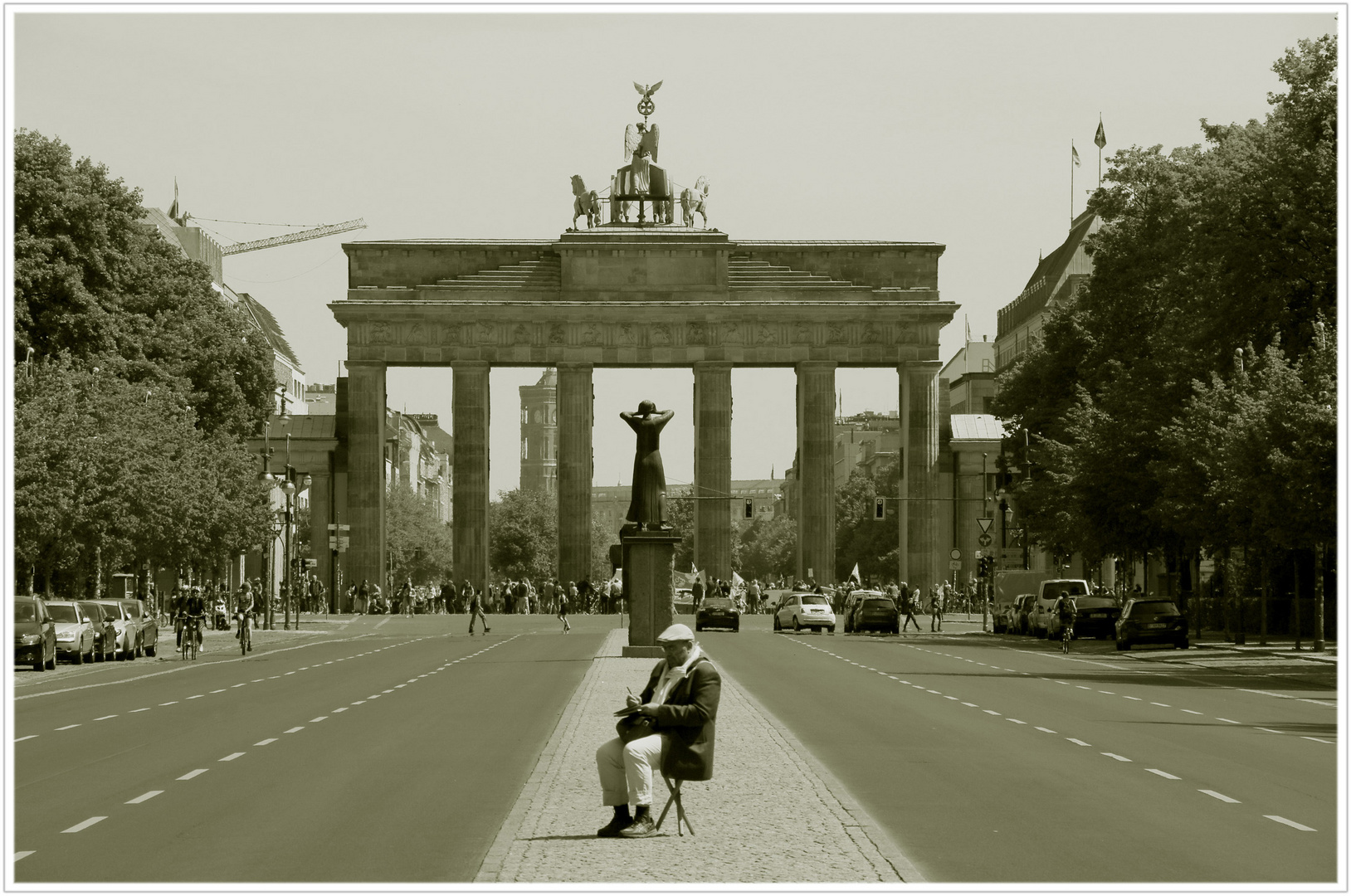 Berlin - Brandenburger Tor - 8. Mai 2020