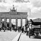 Berlin Brandenburger Tor in s/w