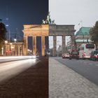 Berlin Brandenburgertor - Night // Day