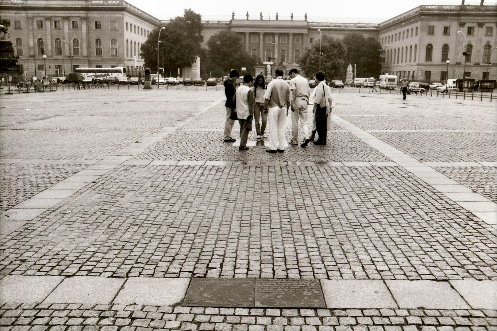 Berlin, Bücherverbrennung 1933, Mahnmal auf dem Bebelplatz