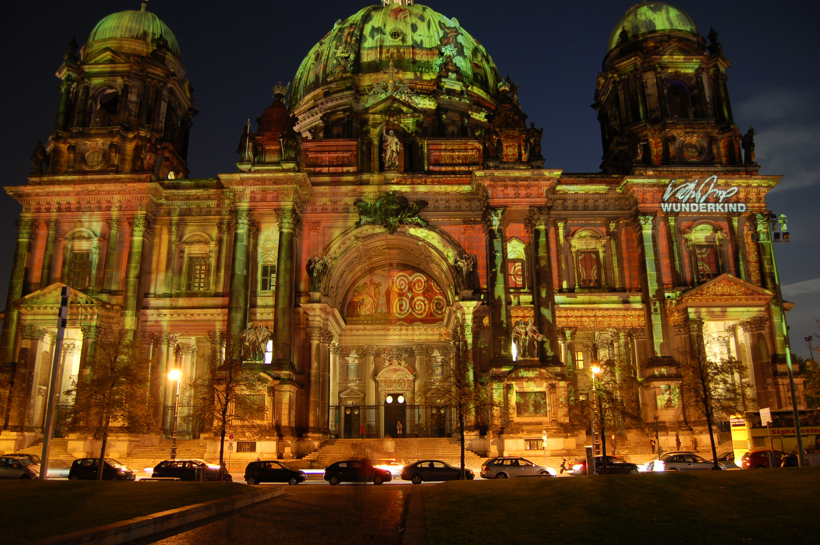 Berlin Cathredal at the festival of light 2010