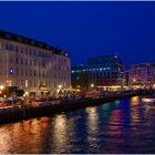 Berlin: die Spree am Bahnhof Friedrichstrasse