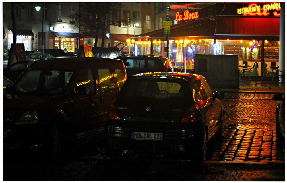 Berlín, el restaurante español "La boca" (spanisches Restaurant "La boca")