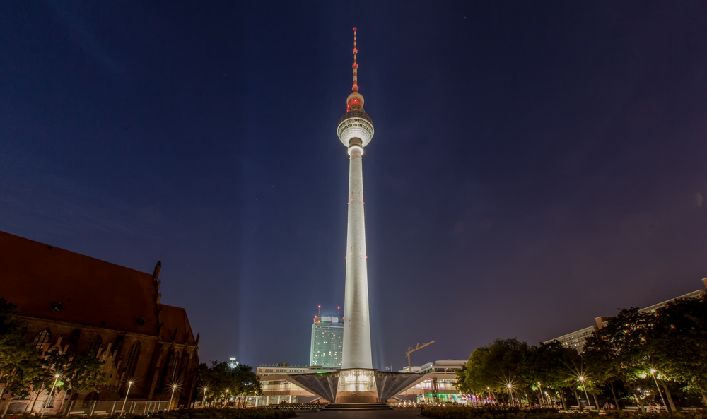 Berlin - Fernsehturm bei Nacht