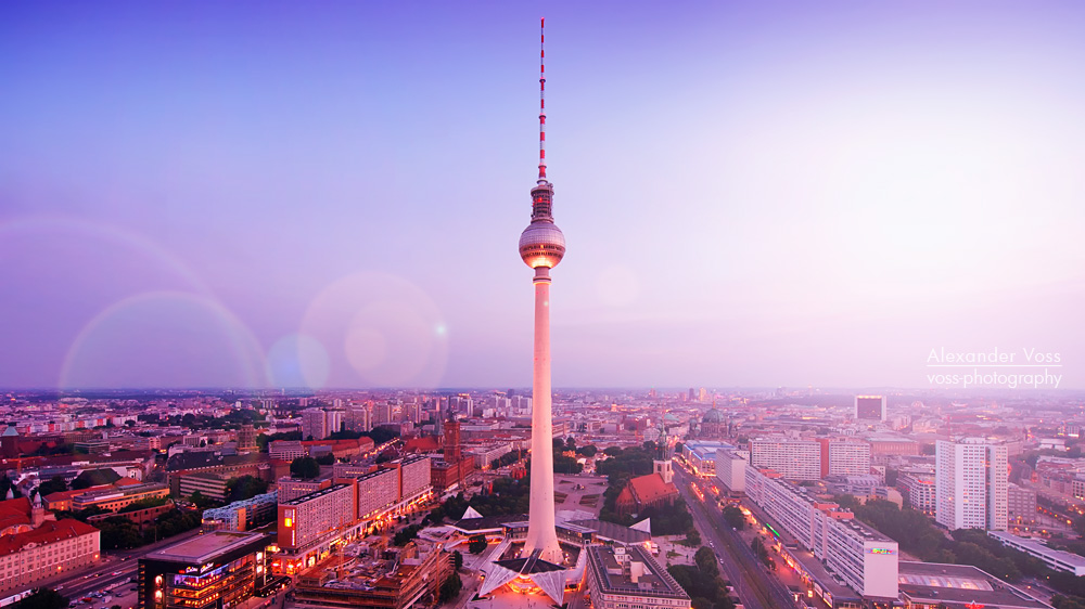 Berlin - Fernsehturm-Skyline