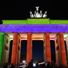 Berlin Festival of Lights 2012 - Brandenburger Tor gefärbt