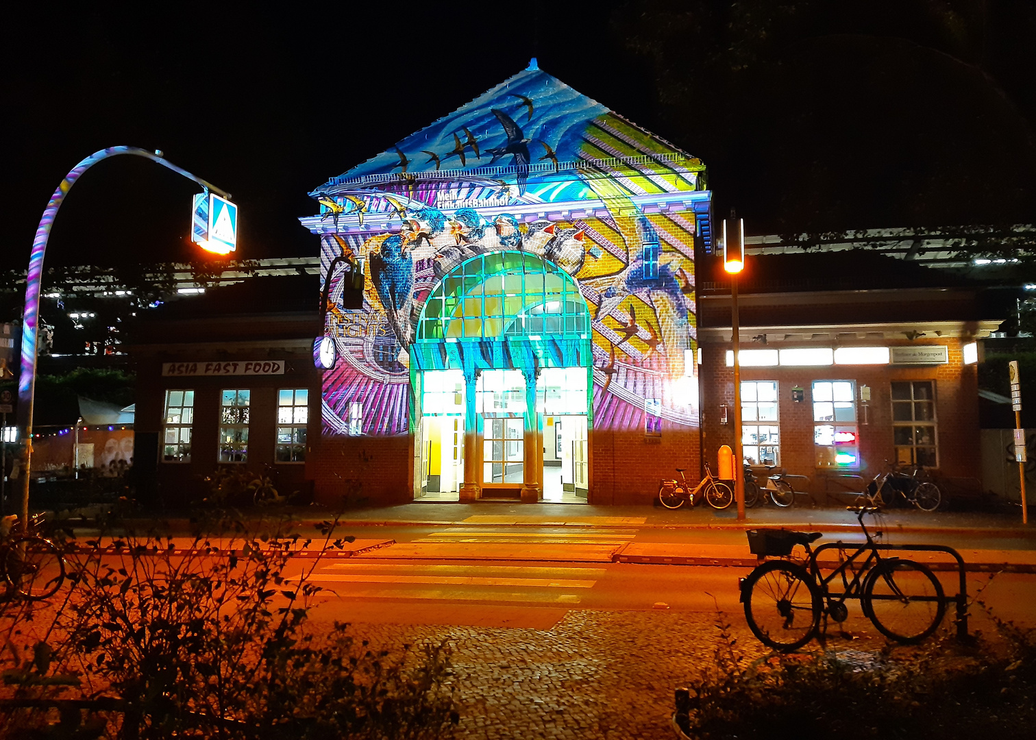 Berlin – Festival of lights 2021____Bahnhof Sonnenallee