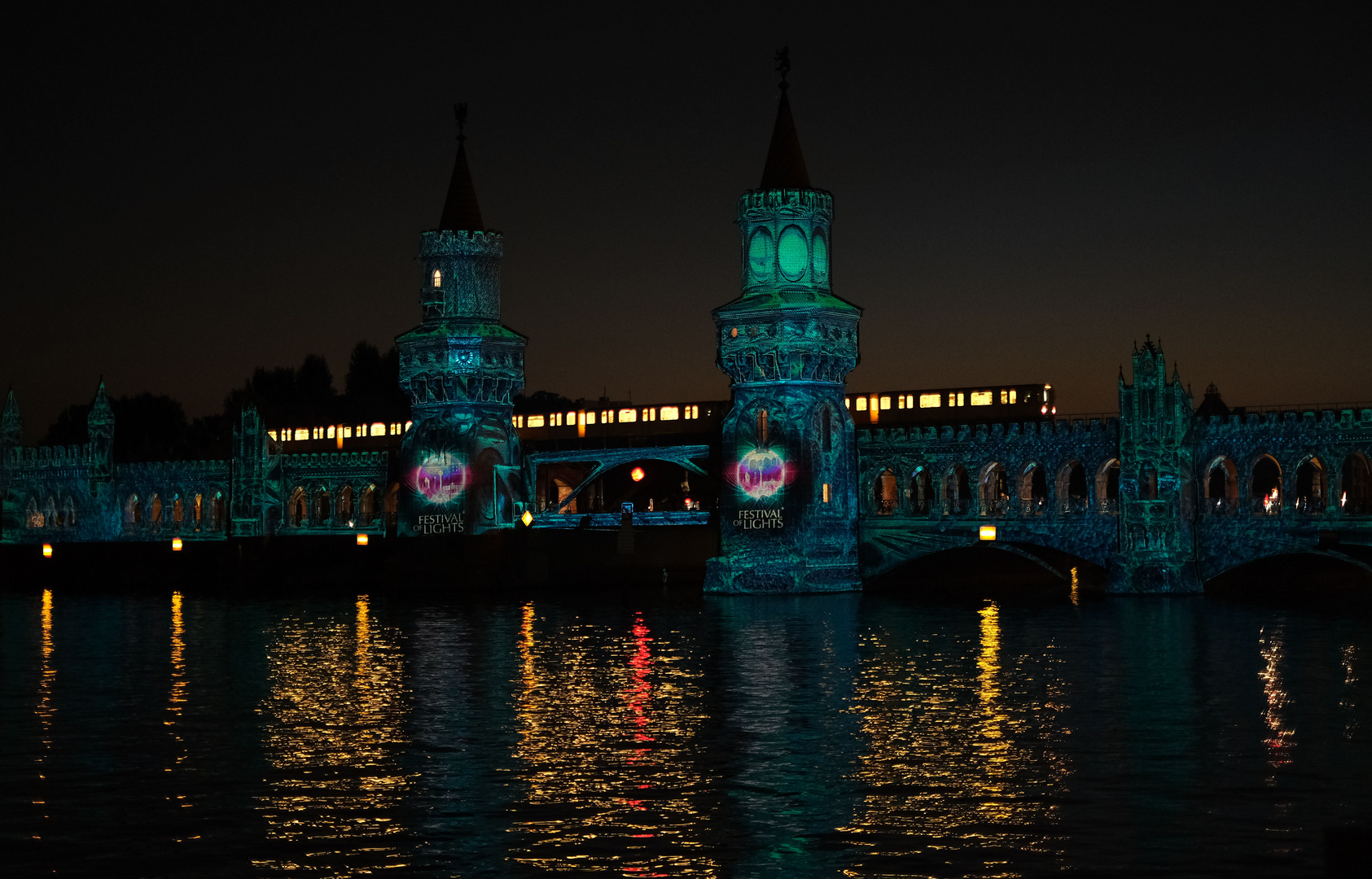 Berlin – Festival of lights 2021____Oberbaumbrücke 1