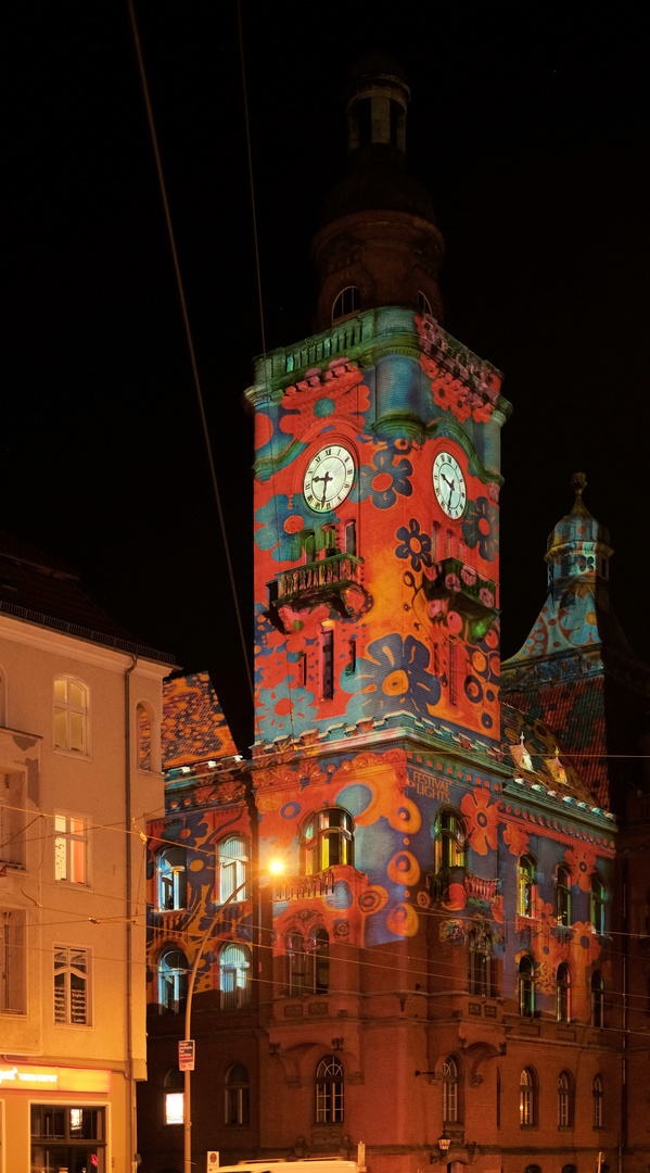 Berlin – Festival of lights 2021____Rathaus Pankow