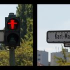 Berlin - Friedrichshain - Karl Marx Allee - Ampelmännchen (Little Trafficlight Man)07