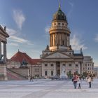 Berlin Gendarmenmarkt mit franzoesischem Dom