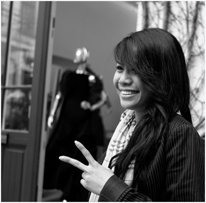 Berlin, Hackesche Höfe und die hübsche Schneiderin