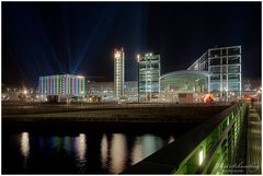 Berlin Hauptbahnhof bei Nacht