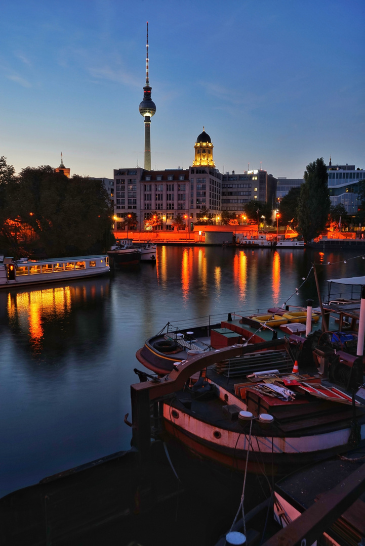        Berlin Historical Port at Sunset
